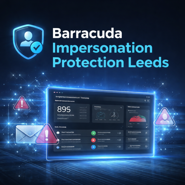 Barracuda Impersonation Protection Leeds email security dashboard